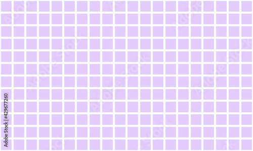 Purple squares background. Mosaic tiles. Seamless vector illustration.