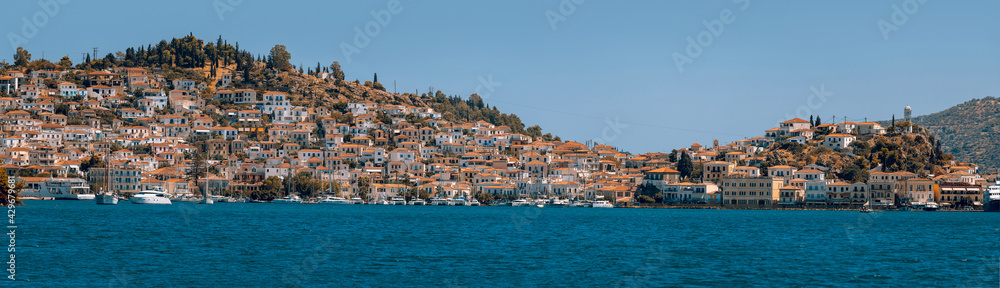 Beautiful Panoramic Landscape of Greece