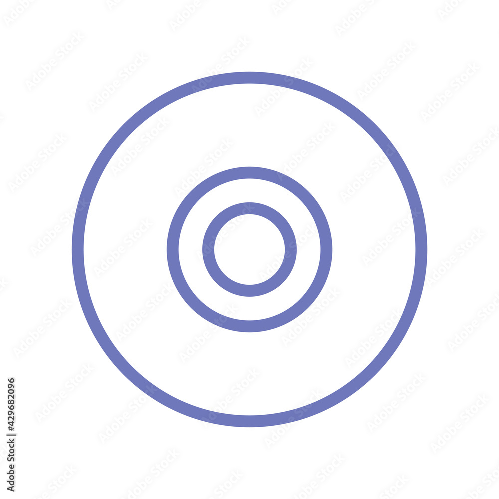 Compact disk icon illustration design Compact disk icon illustration design
