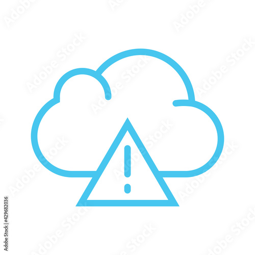 Cloud computing icon illustration design