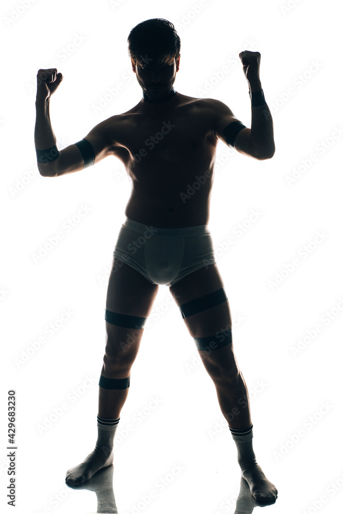 Gorgeous young muscular male model in underwear Gorgeous young muscular male model in underwear