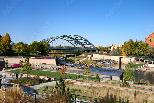 фотографія South Platte River Valley - Denver Confluence Park with Cherry Creek and South P