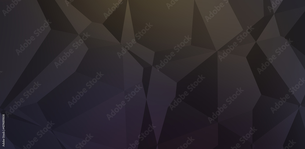 Fototapeta premium Polygonal background. Colorful wallpaper with geometric design. Digital 3d illustration.