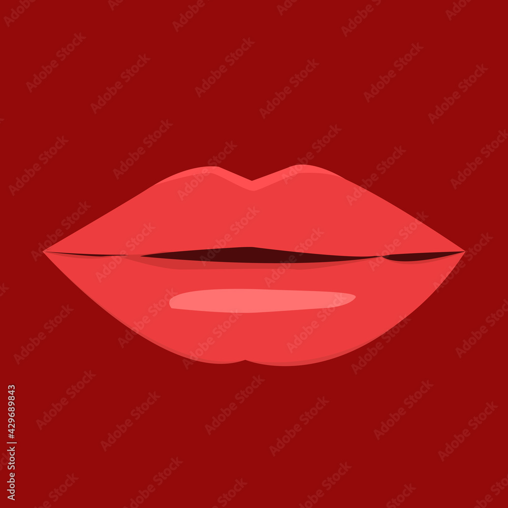 red lips on dark red background red lips on dark red background