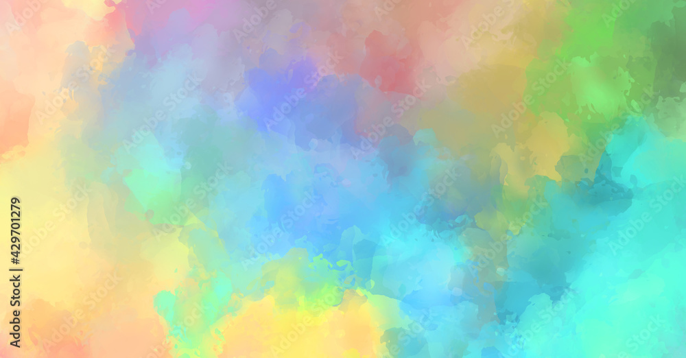 Abstract background of colorful brush strokes. Brushed vibrant wallpaper. Painted artistic creation. Unique and creative illustration. Abstract background of colorful brush strokes. Brushed vibrant wallpaper. Painted artistic creation. Unique and creative illustration.