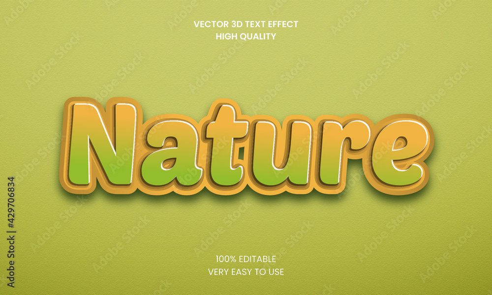 Nature 3d Editable Text Style Effect Mockup Premium Vector Nature 3d Editable Text Style Effect Mockup Premium Vector