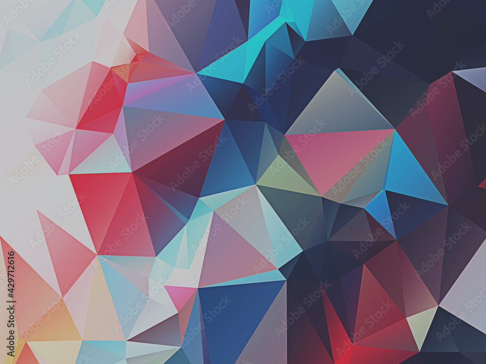 Colourful Polygon background Colourful Polygon background