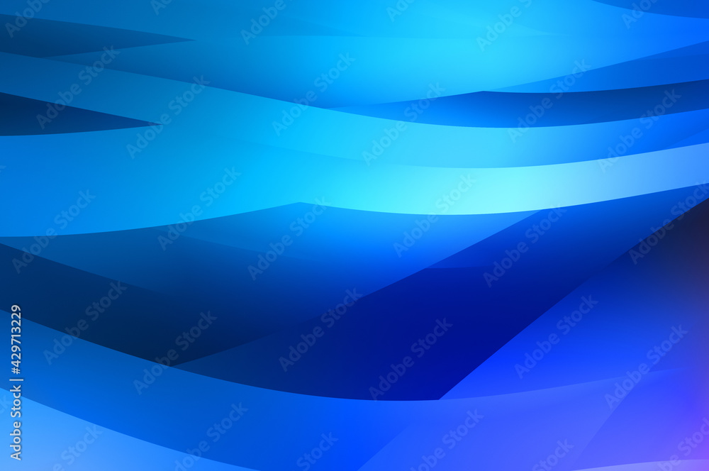 Fototapeta premium Abstract background with colorful gradient. Vibrant graphic wallpaper with stripes design. Fluid 2D illustration of modern movement.