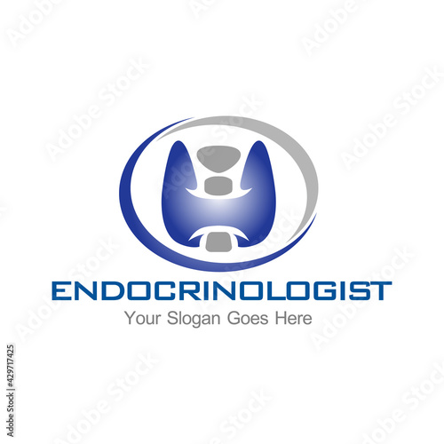 logo for medical endocrinologist with your tagline below