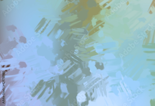 Brushed Painted Abstract Background. Brush stroked painting. Strokes of paint. 2D Illustration.