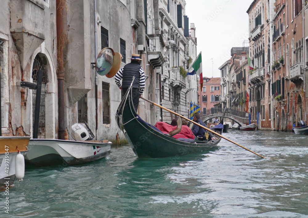 The waterways of Venice , home to the famous Gondols or water taxi's ..colorful even on a dull day.The singing and serenity of this fabulous City.