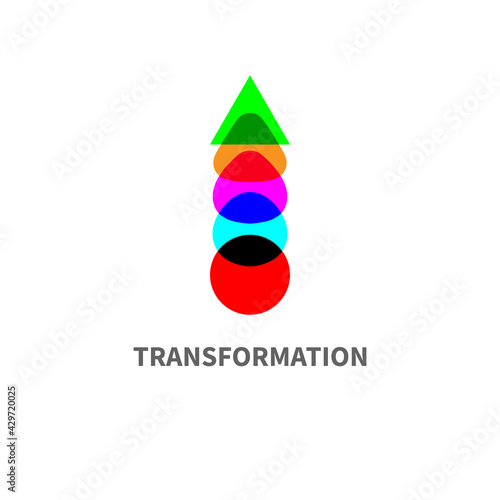 Icon change, transformation, evolution, transformation