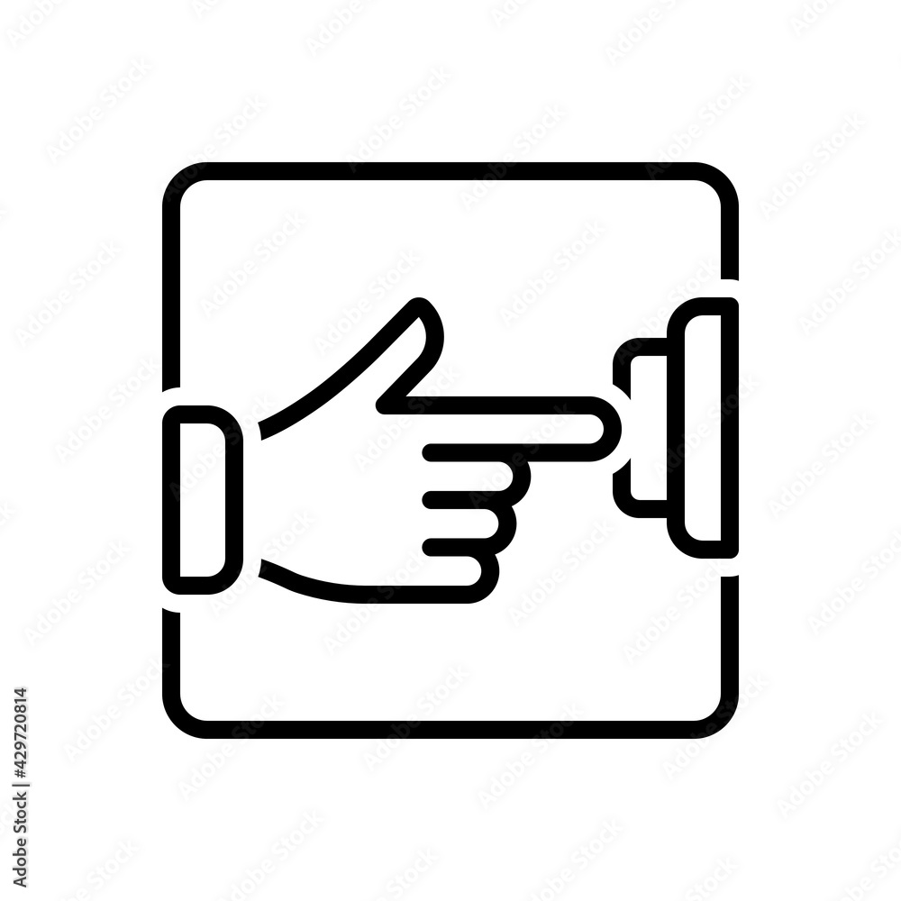 Black line icon for this Black line icon for this