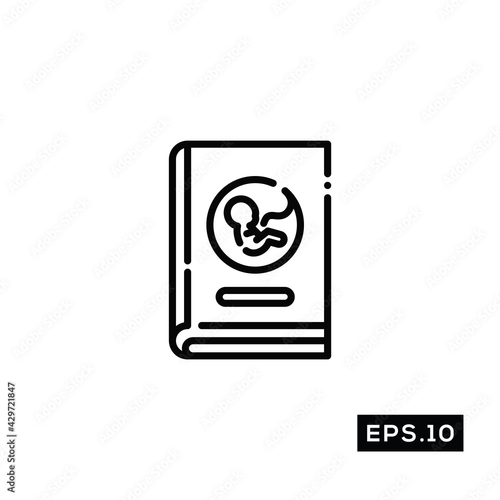 Pregnant line Icon. Baby born Icon Vector Illustration Template For Web and Mobile Pregnant line Icon. Baby born Icon Vector Illustration Template For Web and Mobile