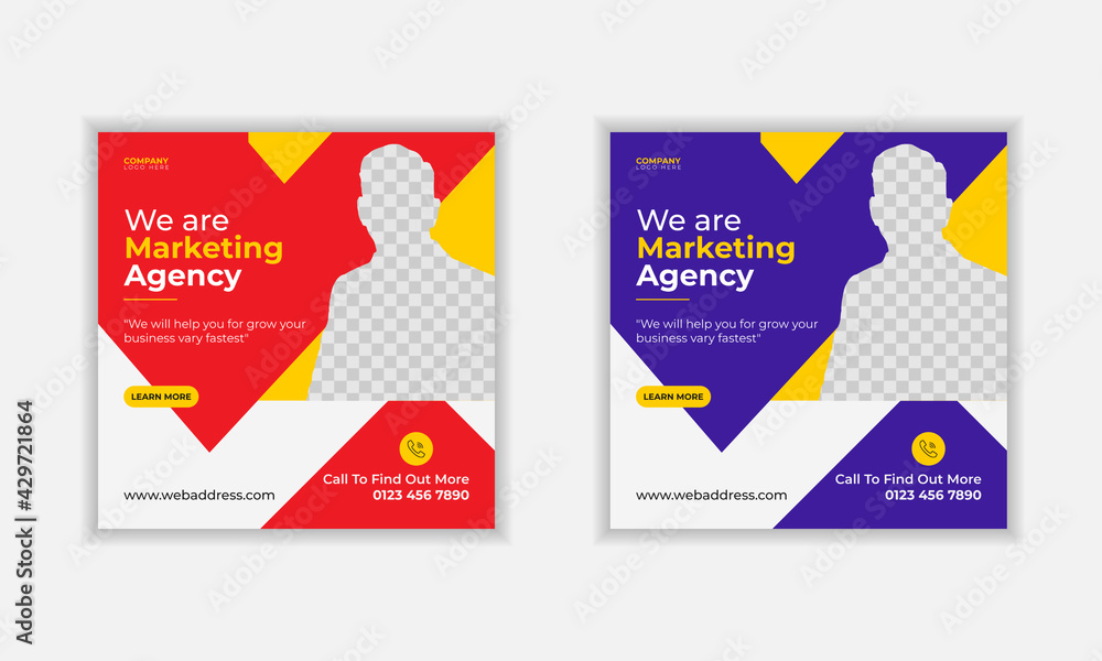 Corporate Social Media Post Template Corporate Social Media Post Template