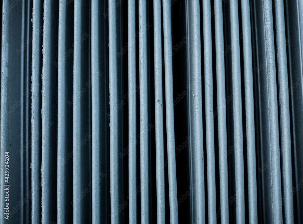 Ribbed metal sheet background Ribbed metal sheet background
