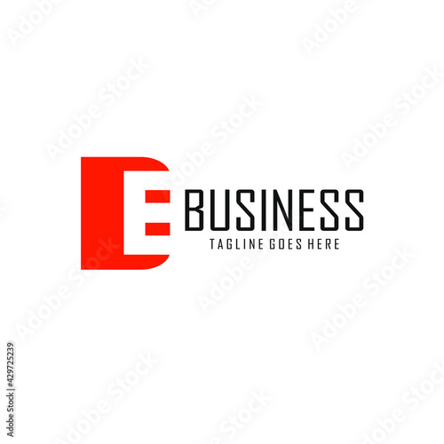 the letter B logo in the orange box and the word business next to it
