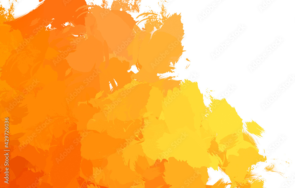 Obraz premium Wall art. Unique and creative illustration. Brush stroked painting. Abstract background of colorful brush strokes. Brushed vibrant wallpaper. Painted artistic creation.