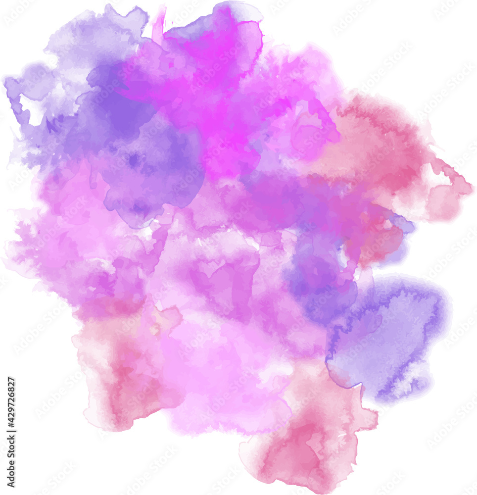 Watercolor Purple