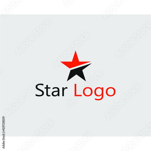 the star logo is cut sideways in the center
