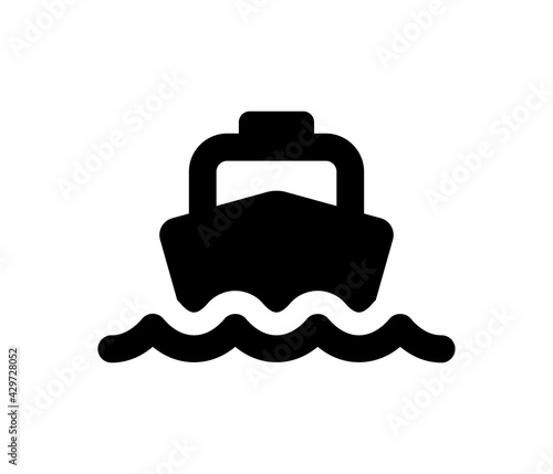 Photographie Ferry boat transportation icon