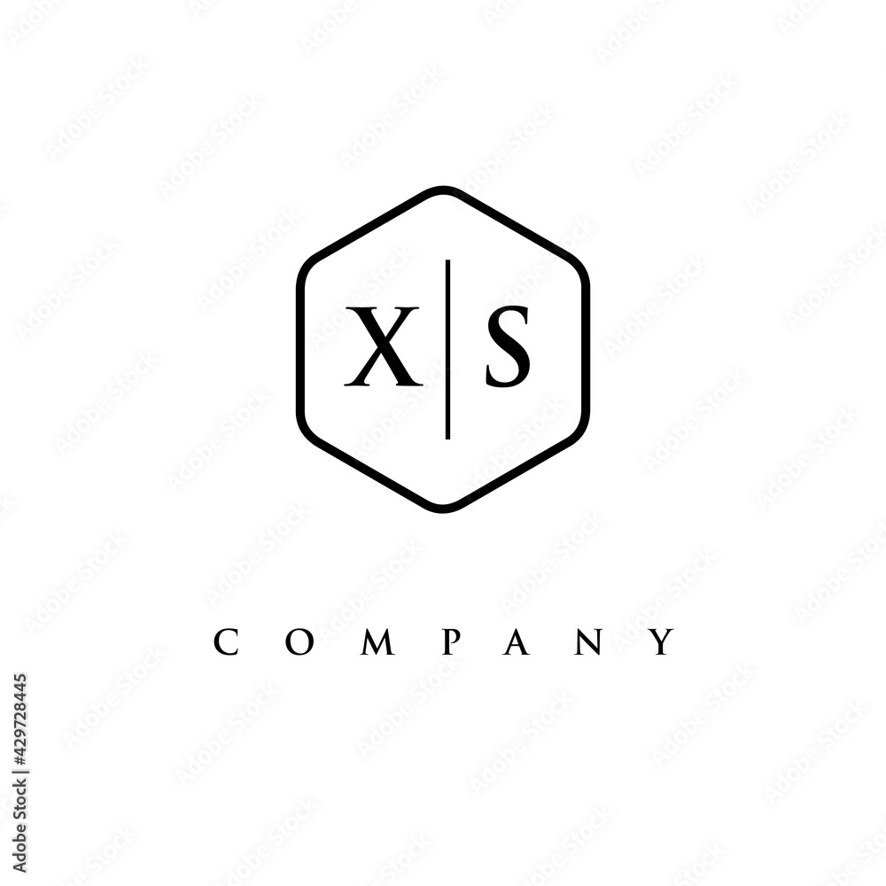 initial XS logo design vector initial XS logo design vector