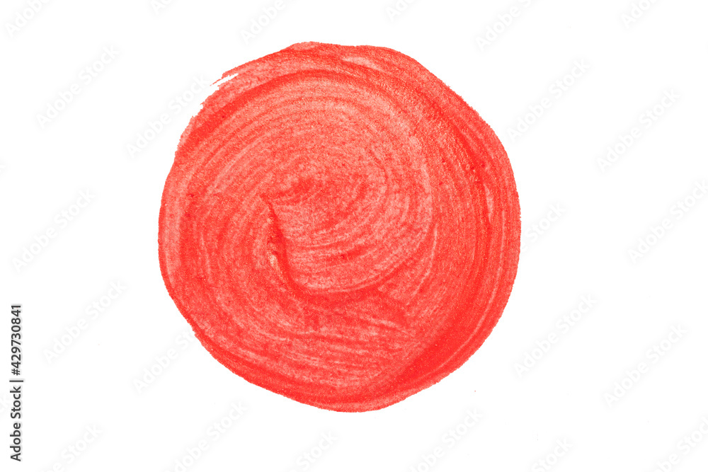 Watercolor red circle hand paint background Watercolor red circle hand paint background