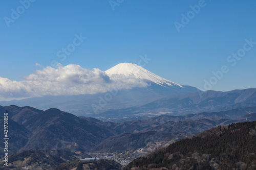 松田山から見た富士山（神奈川県） © sirius