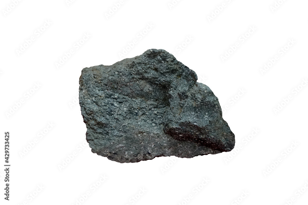 Isolated raw Perlite rock on white background. There is noise and grain caused by the texture of the stone. Isolated raw Perlite rock on white background. There is noise and grain caused by the texture of the stone.