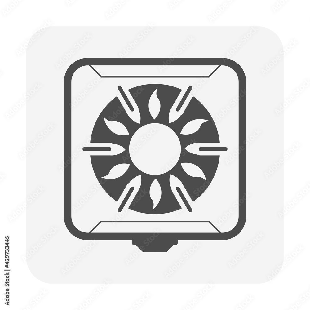 Gas stove vector icon. Household or appliance for food cooking in home kitchen with burner and flame fire from lpg natural gas. That power energy from fossil fuel mixture of propane and butane. Gas stove vector icon. Household or appliance for food cooking in home kitchen with burner and flame fire from lpg natural gas. That power energy from fossil fuel mixture of propane and butane.