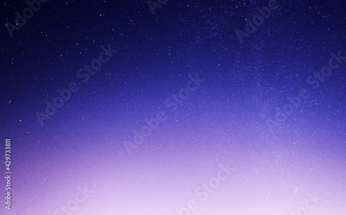 Gradient starry night. Starry sky background. Galaxy stars.