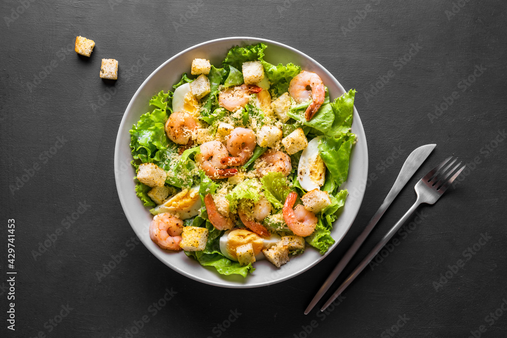 Shrimp Caesar Salad Shrimp Caesar Salad