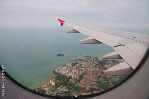 Aerial View from a Plane
