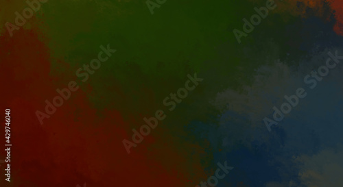 Brushed Painted Abstract Background. Brush stroked painting. Strokes of paint. 2D Illustration.