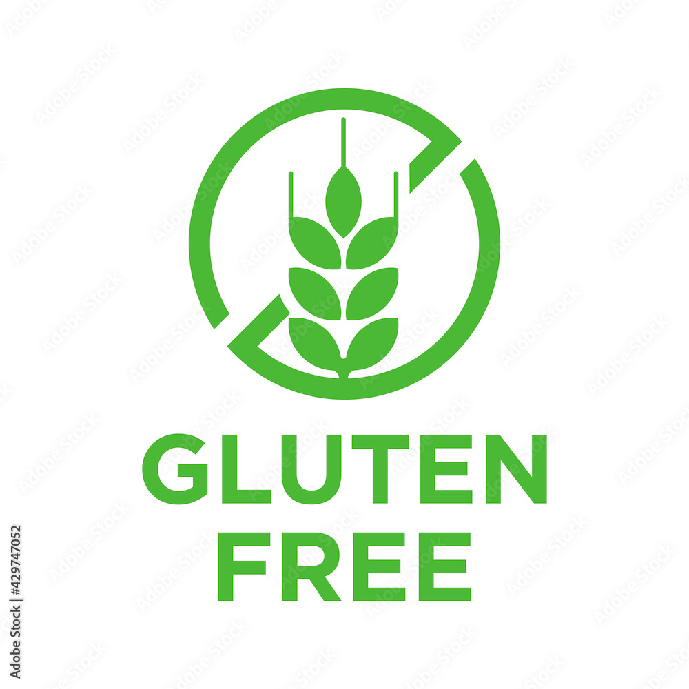 Gluten Free Icon Vector Symbol Illustration Gluten Free Icon Vector Symbol Illustration