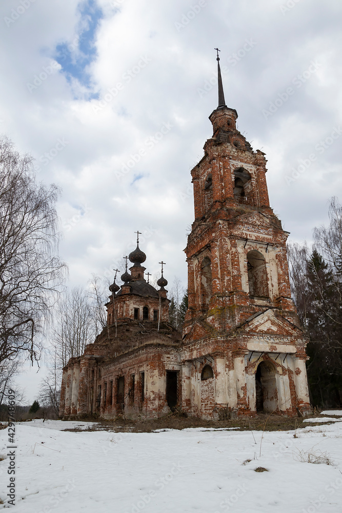 abandoned Orthodox church abandoned Orthodox church