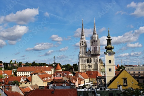 Cityscape of Zagreb the capital of Croatia © yoshi