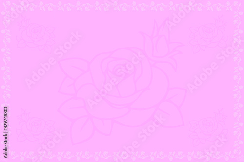 Rose and pink color background.