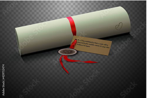 roll of parchment