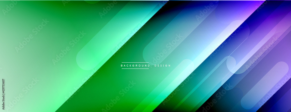 Dynamic lines abstract background. 3D shadow effects and fluid gradients. Modern overlapping forms Dynamic lines abstract background. 3D shadow effects and fluid gradients. Modern overlapping forms