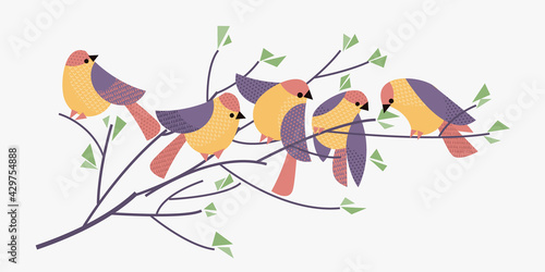 Pastel colors abstract spri...