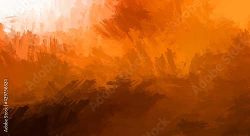 Modern art. Brushed Painted Abstract Background. Brush stroked painting. Strokes of paint. 2D Illustration.