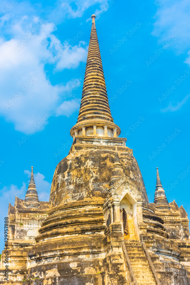 Fototapeta premium Ruins of Ayutthaya Temples, Thailand