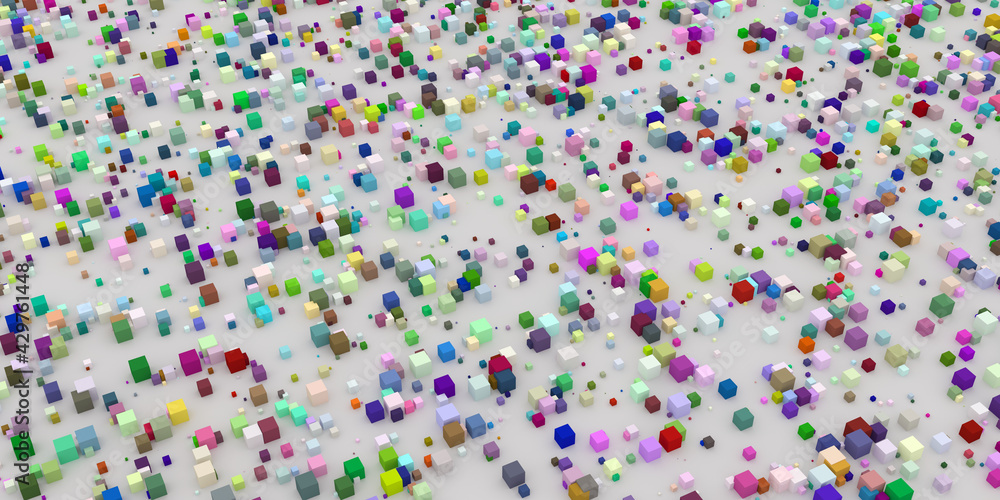 Multi-colored cubes in a chaotic mess on a large gray surface. smartphone case design Multi-colored cubes in a chaotic mess on a large gray surface. smartphone case design