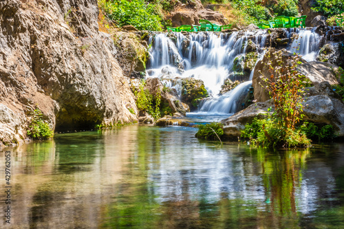 Small waterfall of Akchour  Morocco  