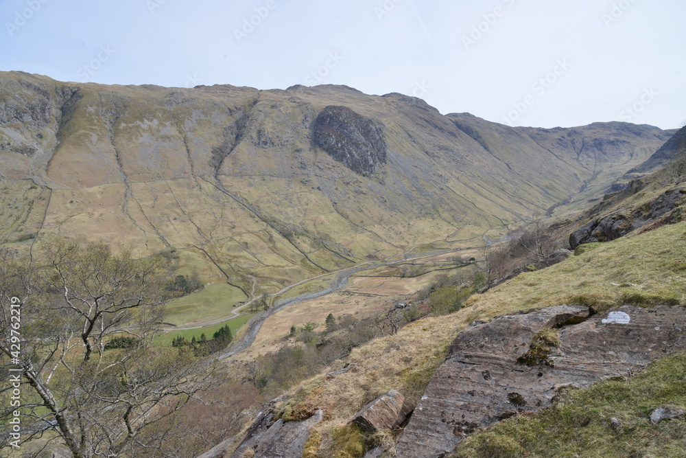 Seathwaite near Keswick in the North Lake district, Cumbria, England, UK