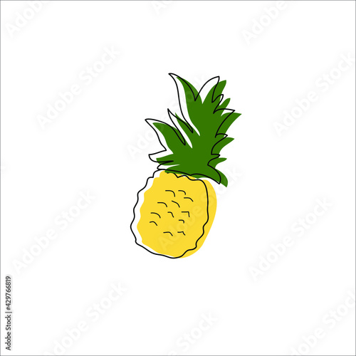 illustration fruit vector summer vitamin