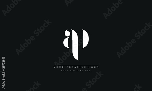 Letter Logo Design with Creative Modern Trendy Typography ap pa a p