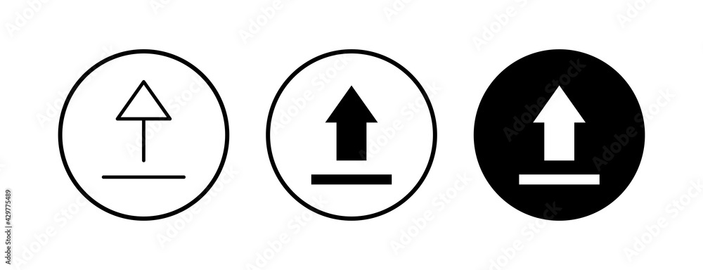 Upload icons set. Upload sign icon. Upload button. Load symbol. Upload icons set. Upload sign icon. Upload button. Load symbol.