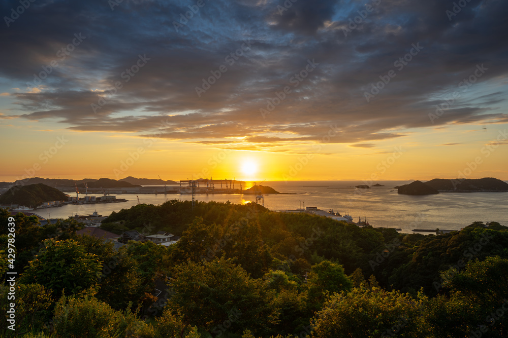 長崎の夕陽 長崎の夕陽